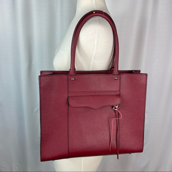 Rebecca Minkoff Handbags - Rebecca Minkoff Burgundy Leather MAB medium tote